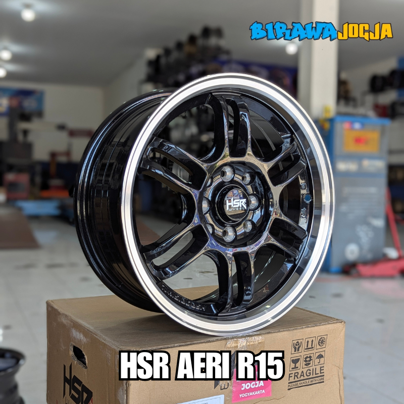 velk mobil brio agya ayla calya sigra ring 15 warna hitam polish velg racing hsr aeri r15