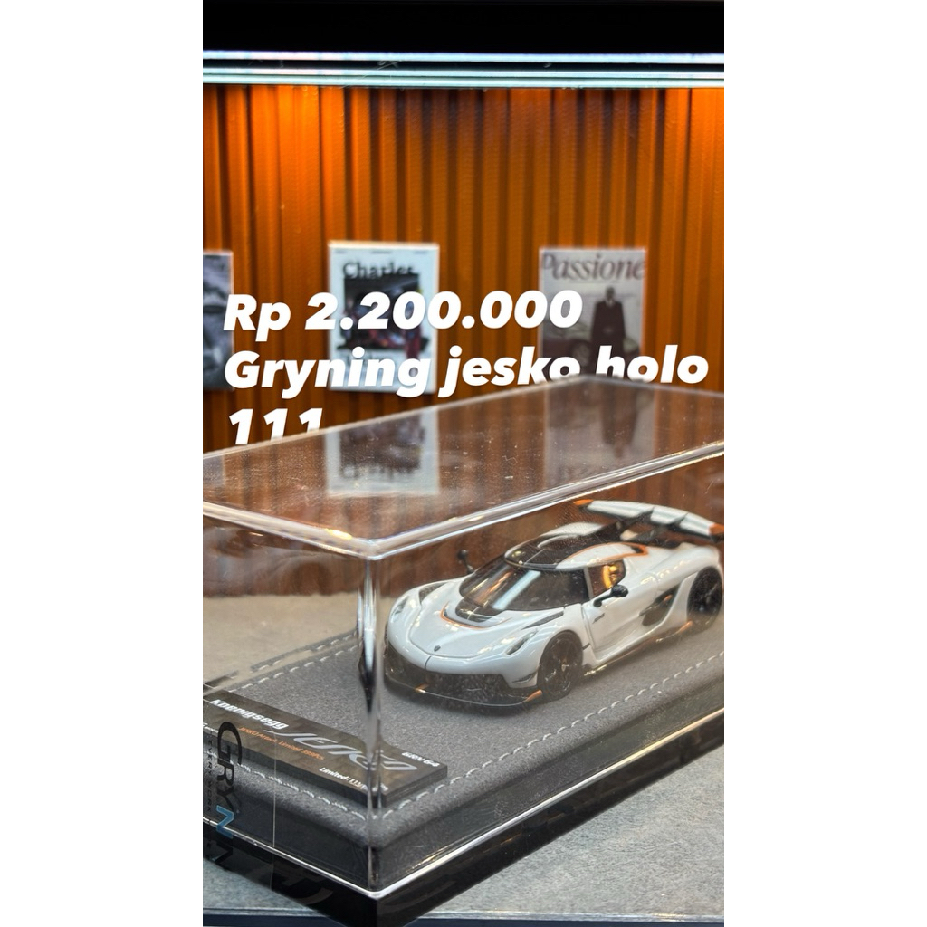 Gryning model Koenigsegg Jesko Resin limited 111/399