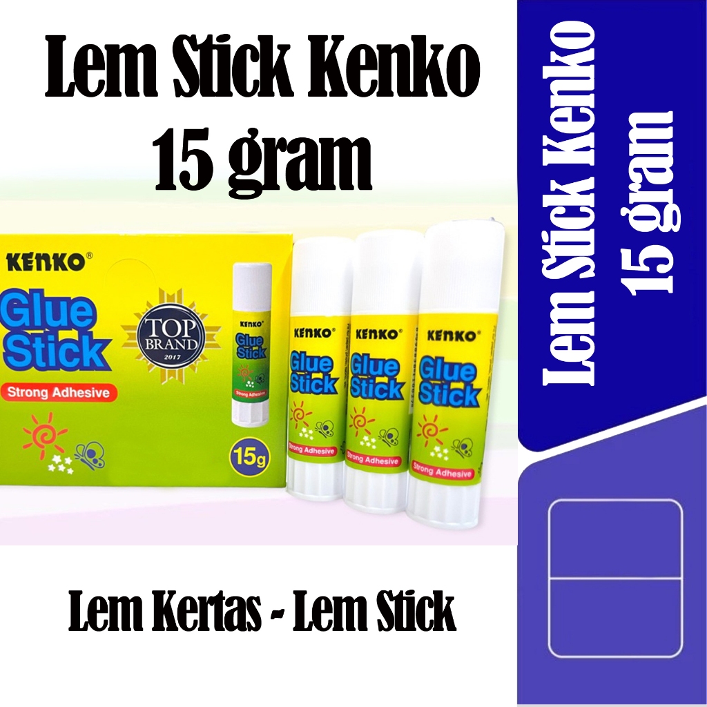 LEM STICK KENKO 15 GR / GLUE STICK KENKO / LEM KERTAS / LEM PUTAR