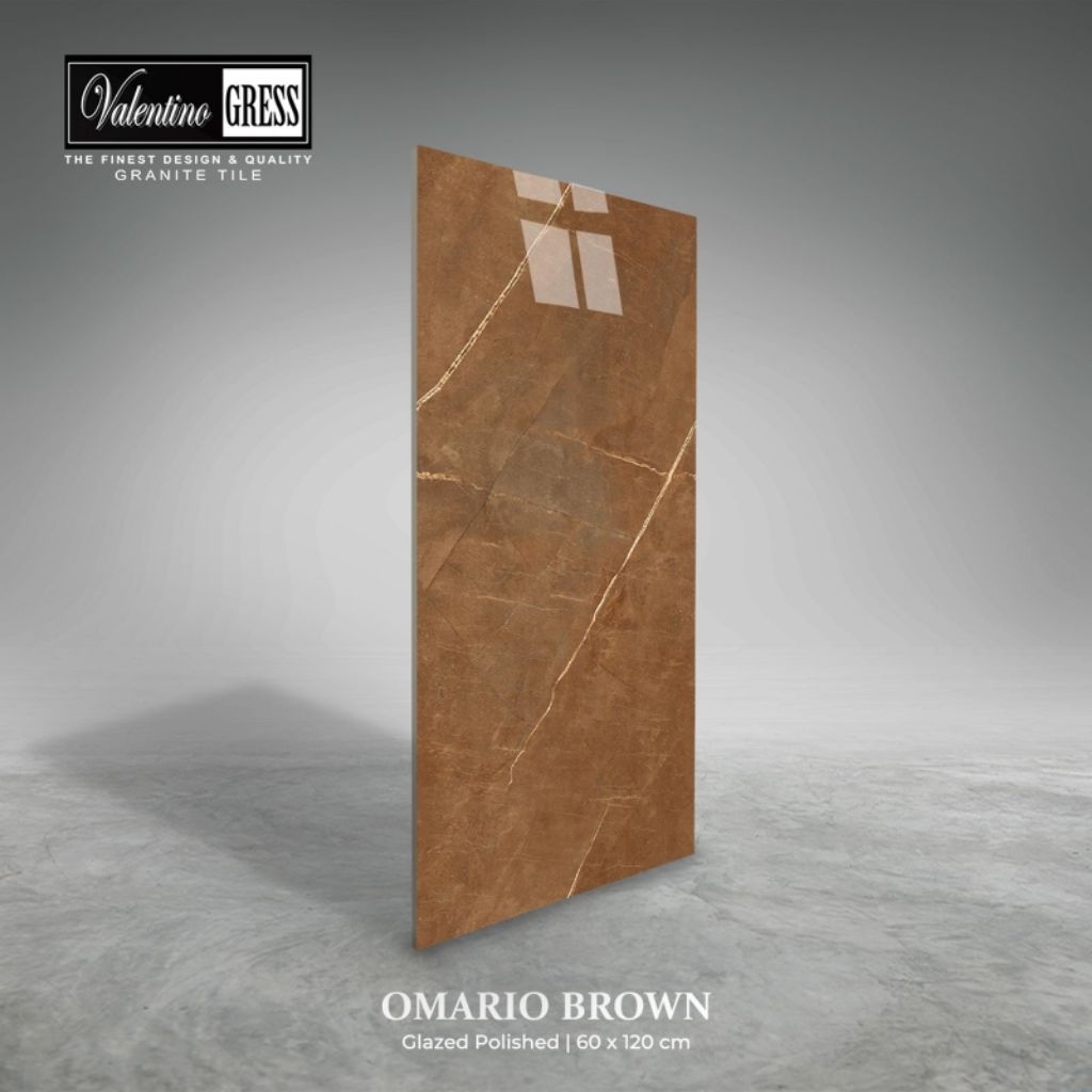 Granite 60x120 Valentino Gress Omario Brown | Glazed Polish