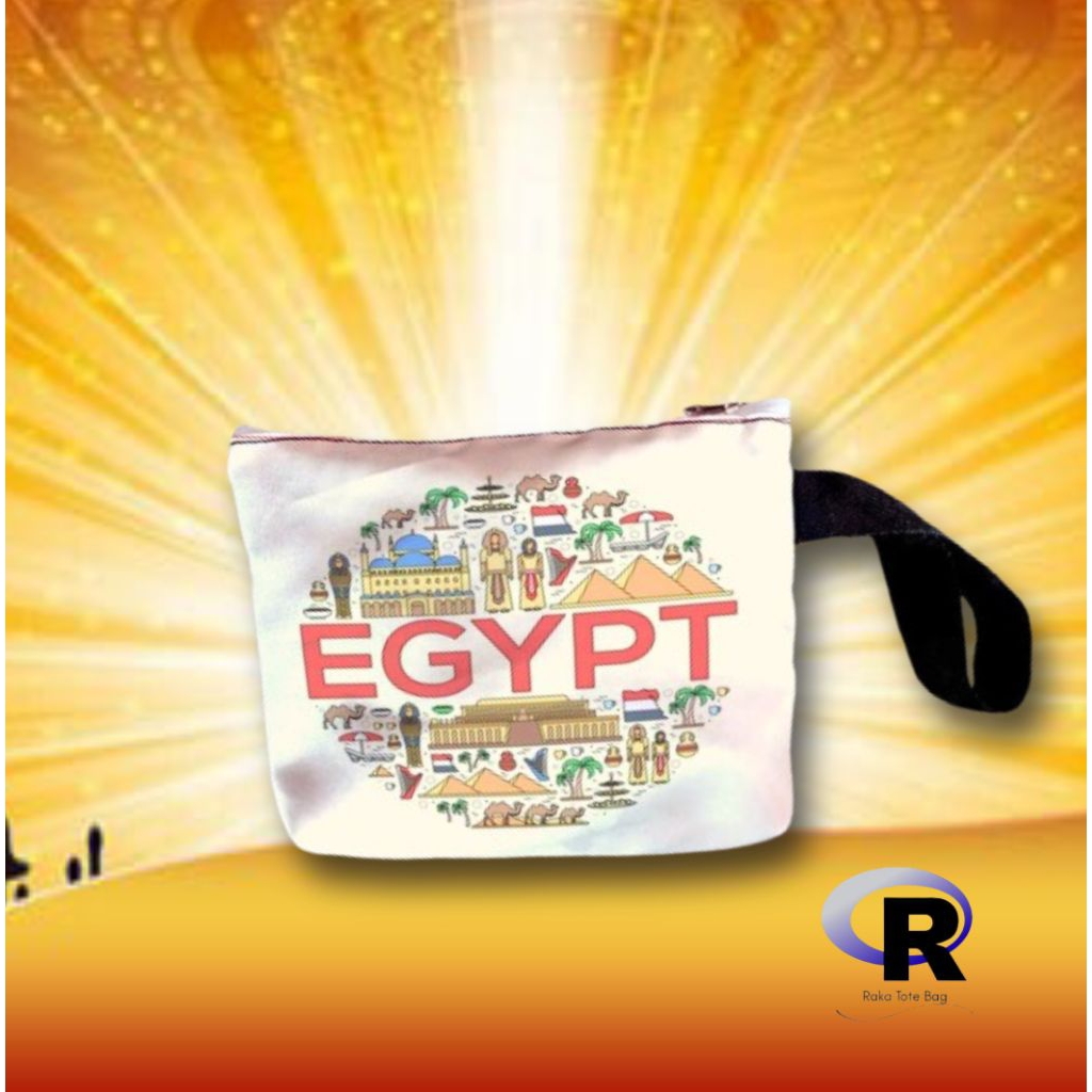 Dompet koin - pouch motip egypt - souvenir - oleh oleh mesir