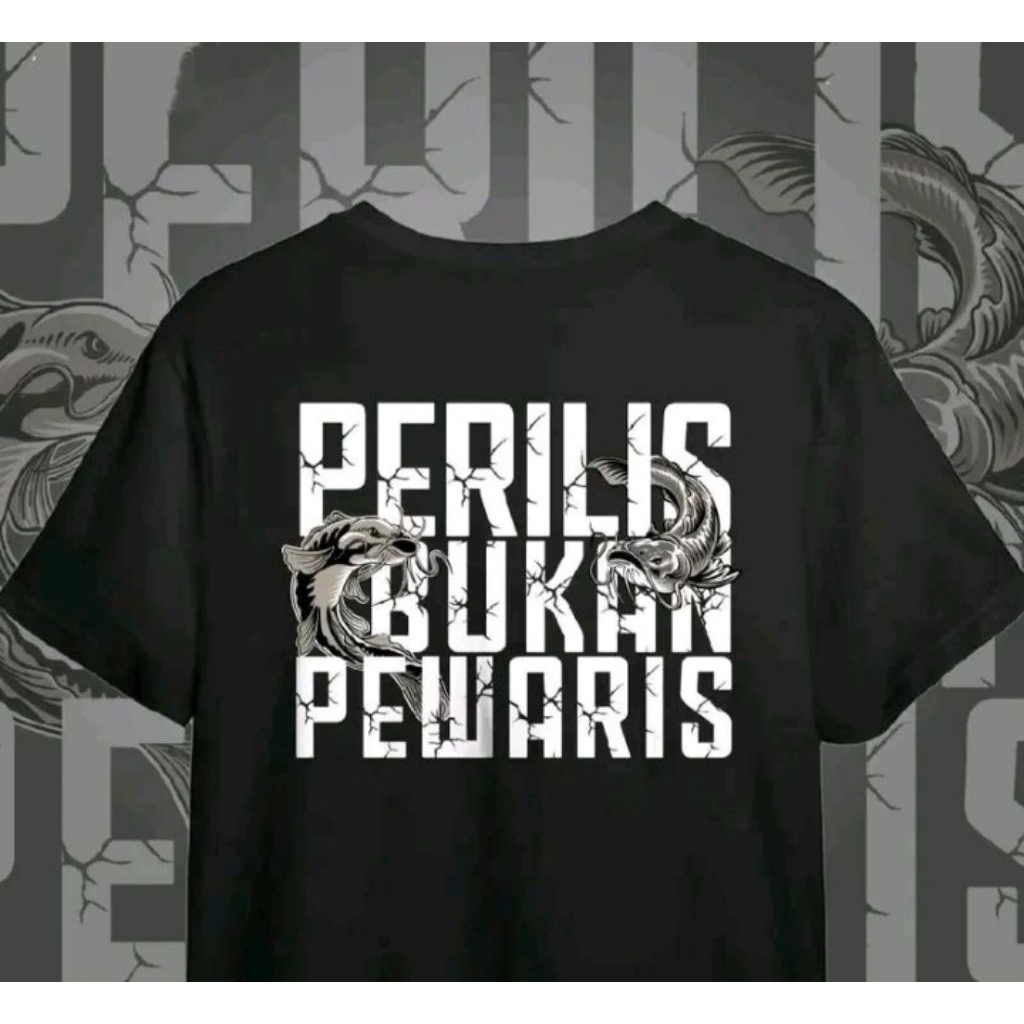 Kaos sablon lawan arus peliris bukan pewaris t-shirts distro unisex katun bahan adem