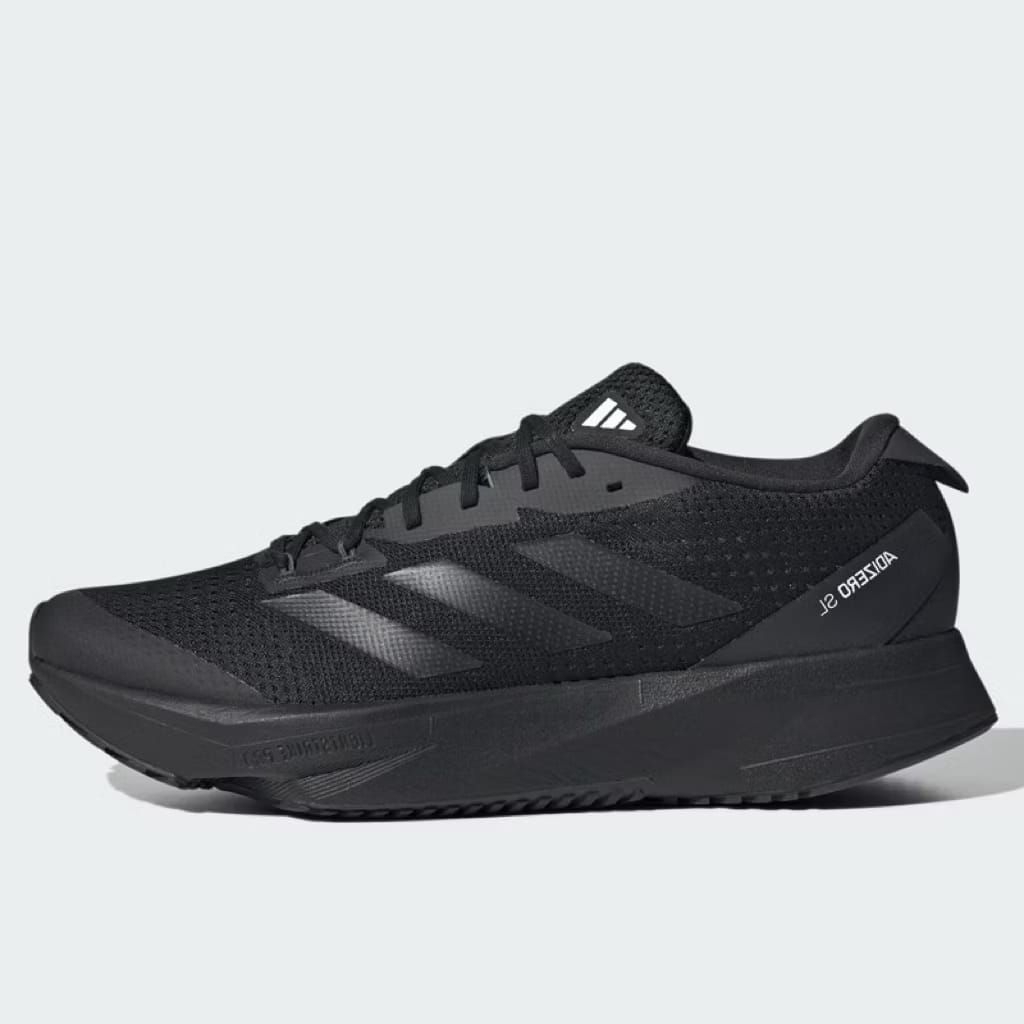 Sepatu running pria adizero SL full black