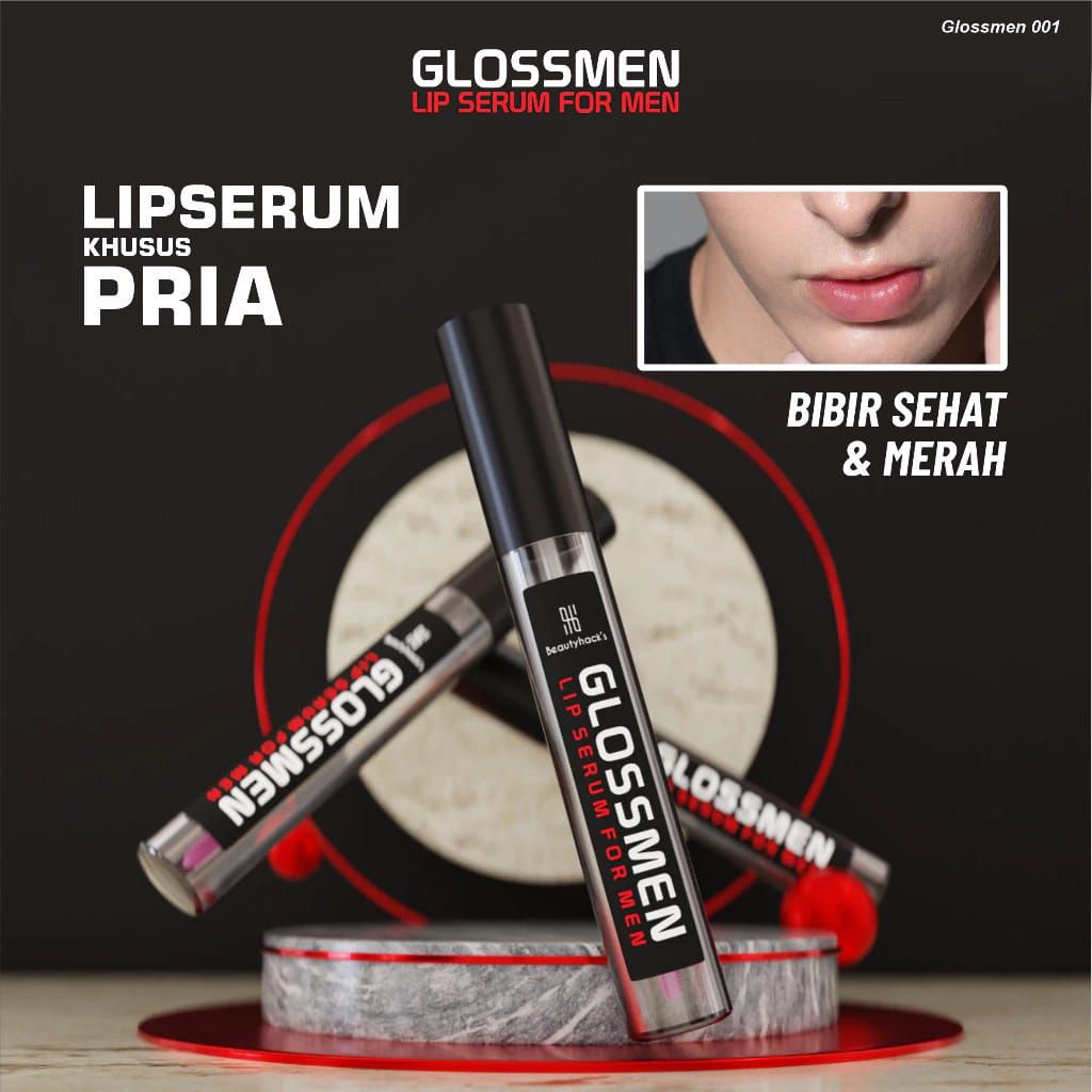 Pemerah Bibir Pria Pencerah Bibir Pria Alami Gloss Men Lip Serum Pelembap Bibir