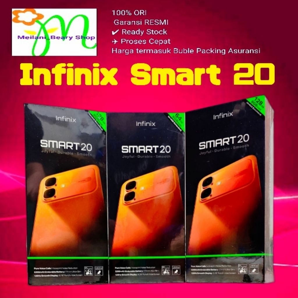 Infinix Smart 20 Ram 4 GB Baru Garansi Resmi