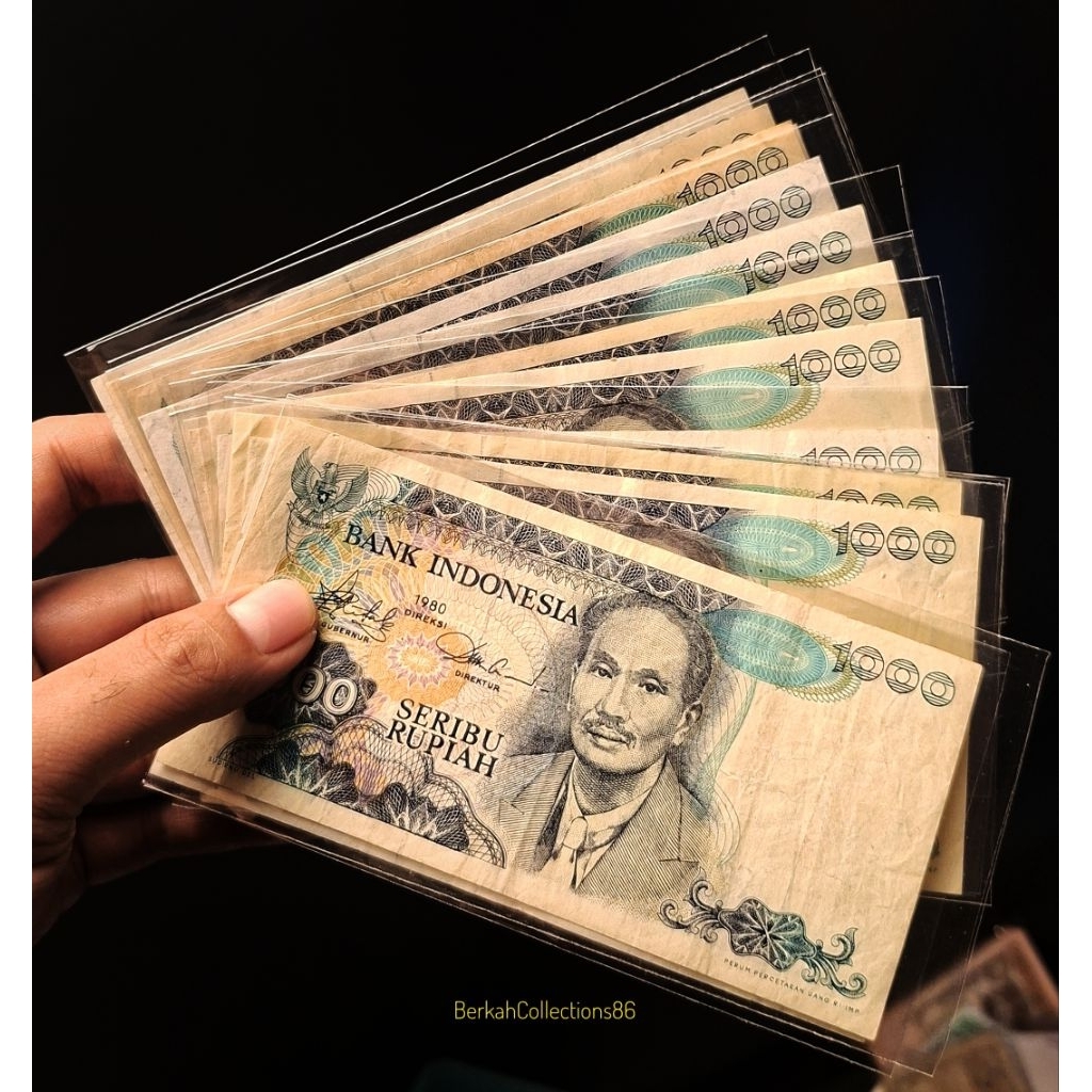 Uang 1000 Rupiah Sutomo 1980 Sesuai Foto
