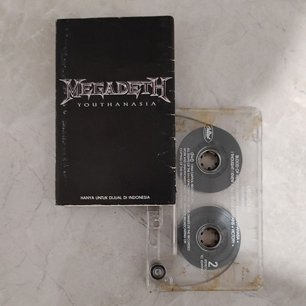 Kaset megadeth - youthanasia