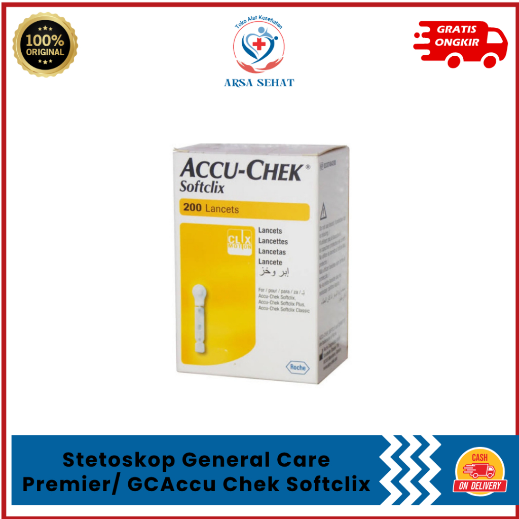 Accu Chek Softclix Lancet 200/ Jarum Accu Chek
