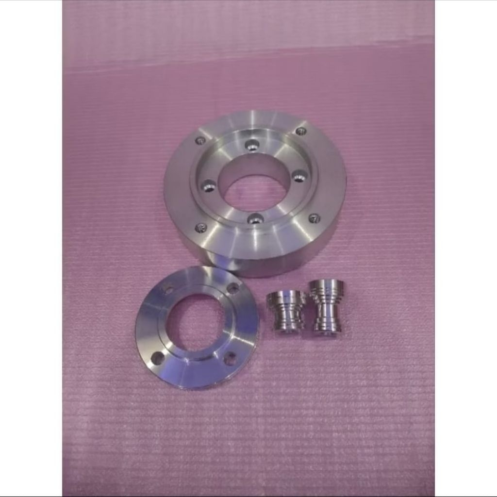 Paket Komplit Adaptor Disc Depan Belakang PCX 160 / Adaptor Disc Cakram Depan Belakang Motor PCX 160