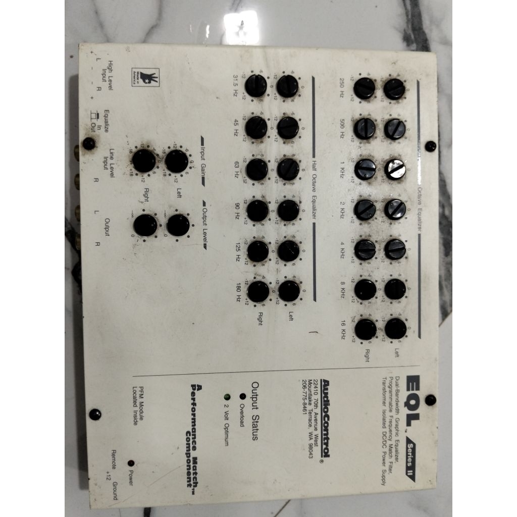 EQL series 2 by audio Control ( second)