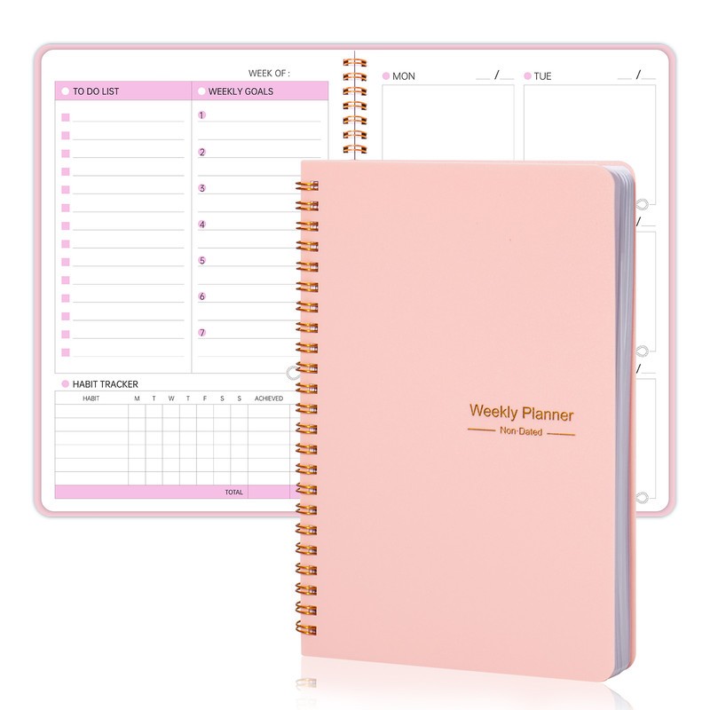 Buku Planner Lucu A5 Weekly Planner Agenda Mingguan Catatan Harian Sekolah Kantor Murah