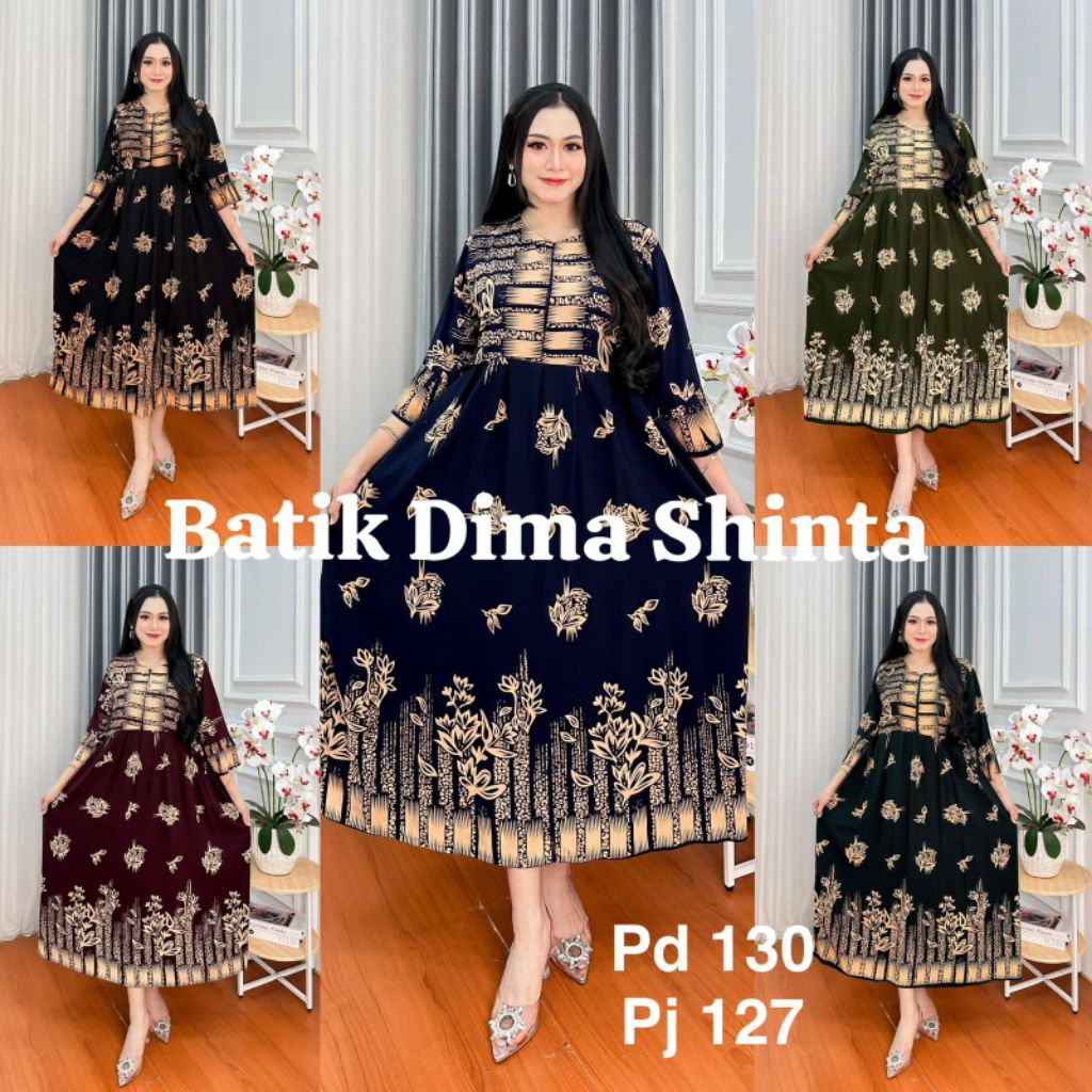 Abaya Jumbo/Daster Panjang Batik Super Jumbo/Longdress Batik Jumbo