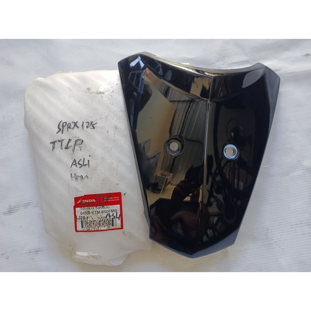 Panel Tameng Honda SUPRA X 125 Hitam Original Baru AHM 64500-KTM-850FMB