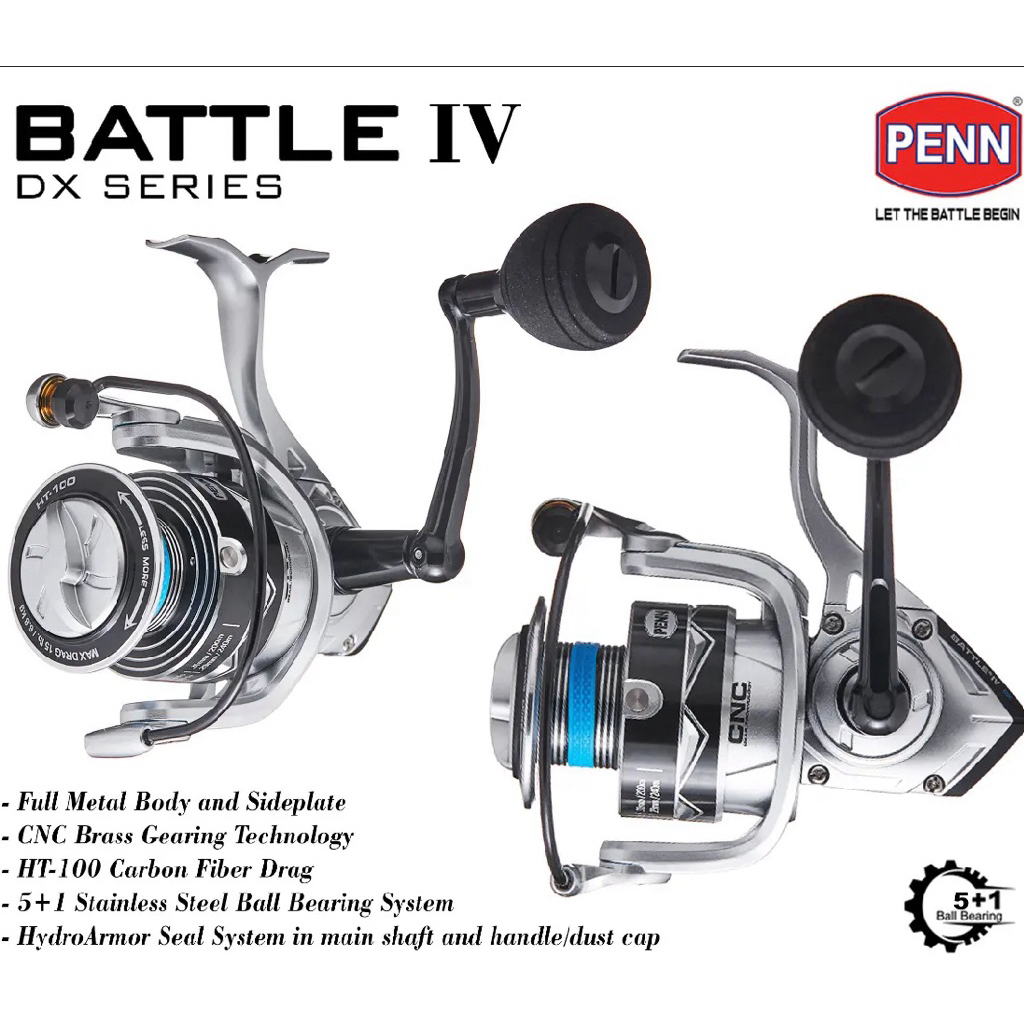 Reel Penn BATTLE IV DX 4000 5000 6000 peen Battle 4 DX