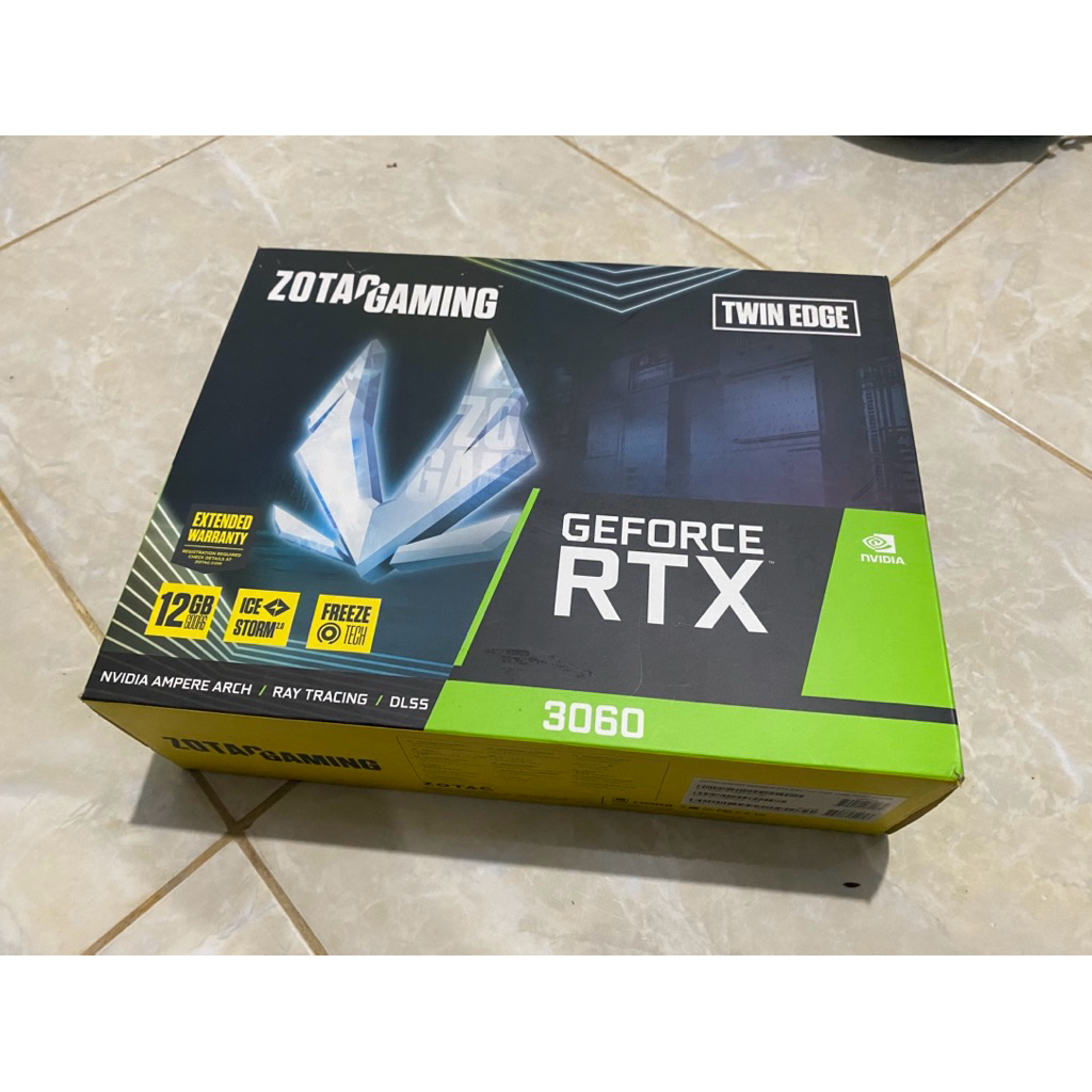 ZOTAC RTX 3060 12GB second
