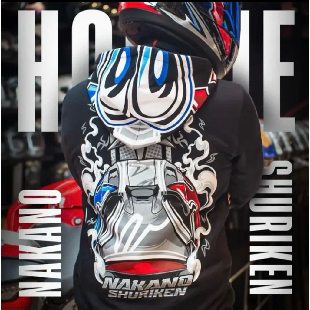 Jaket Hoodie Arai Racing Nakano Shuriken