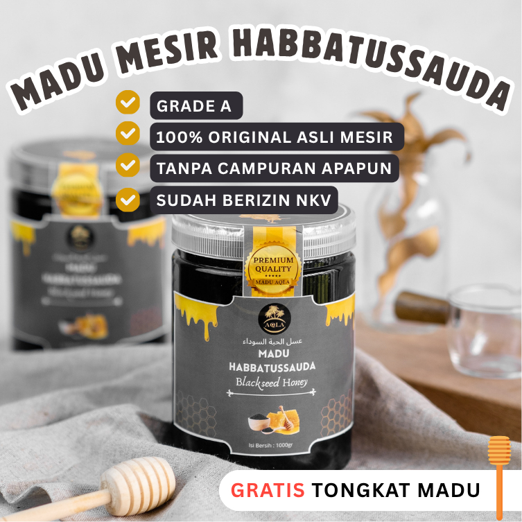 MADU MESIR HABBATUSAUDA 1KG / MADU HABATUSAUDA / MADU ASLI