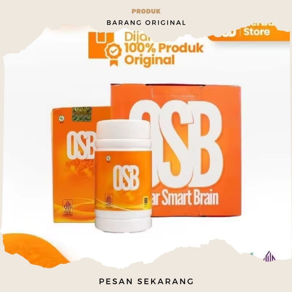OSB Omar Smart Brain Original - Obat Herbal Kapsul Mengatasi Kecerdasan Otak Anak Dan Dewasa