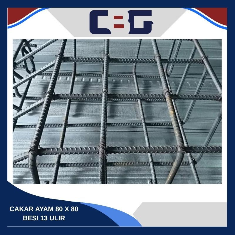 CAKAR AYAM 80X80 BESI 13 ULIR