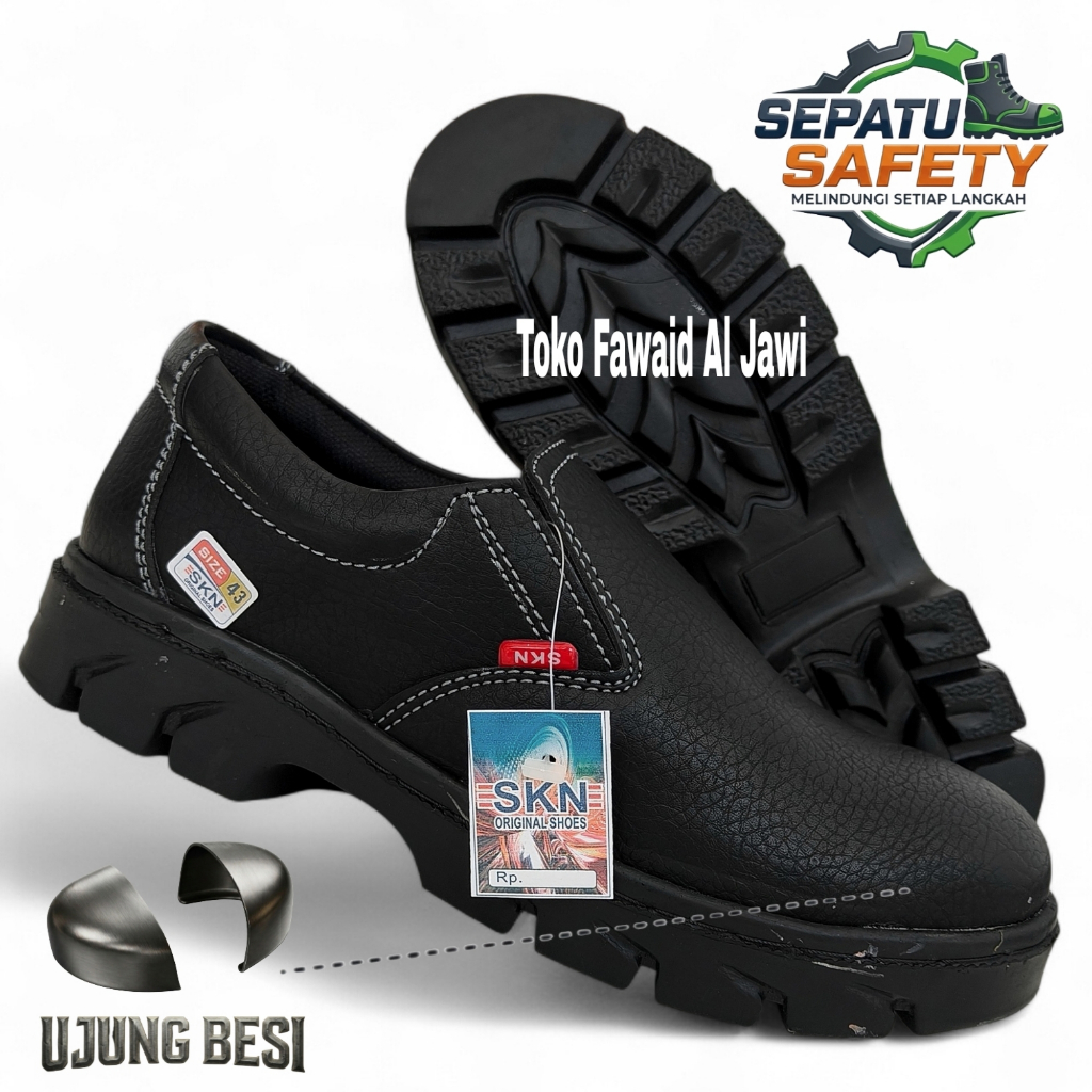 Sepatu Safety King Kickers SKN Original Asli Murah TNI POLRI PDH PDL KITCHEN BENGKEL Ujung Besi Sepa