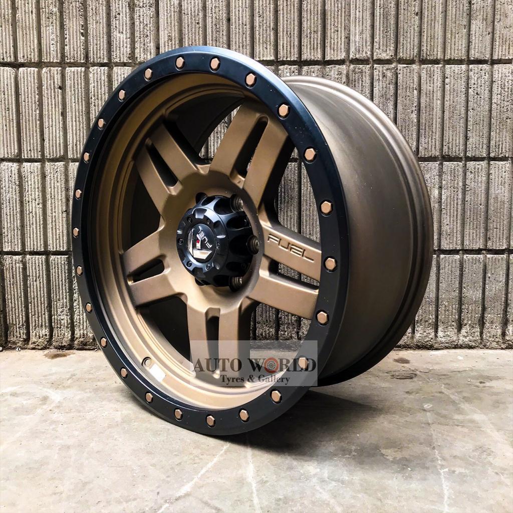 Velg Original Fuel Anza Ring 20 PCD 6x139.7 ET 20 (Fortuner, Pajero)
