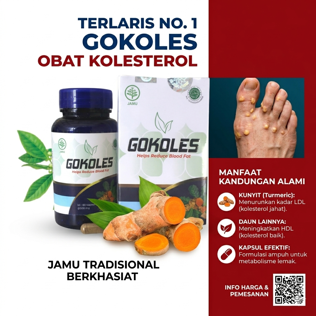 OBAT KOLESTEROL PALING AMPUH GOKOLES SSJAYAGROUP