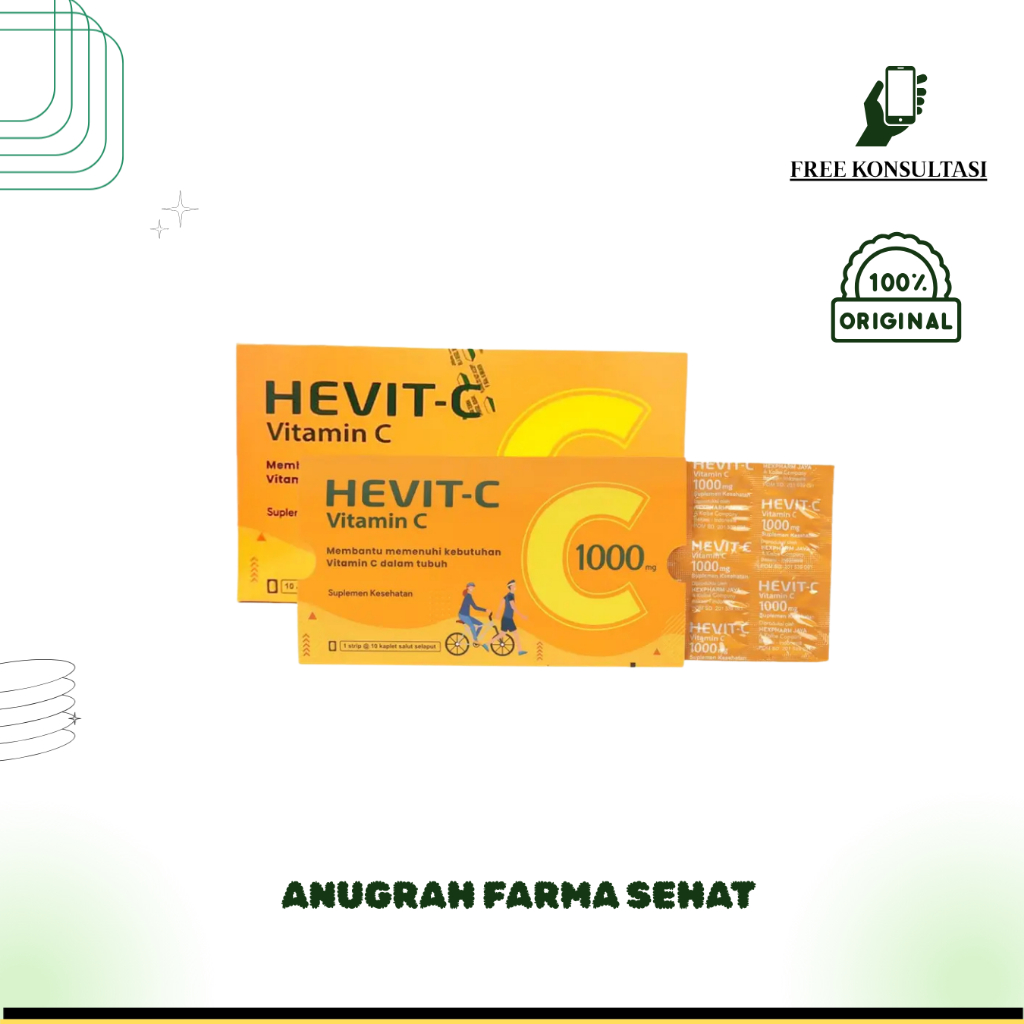HEVIT-C VITAMIN C 1000 MG - Suplemen Vitamin C 1000 MG