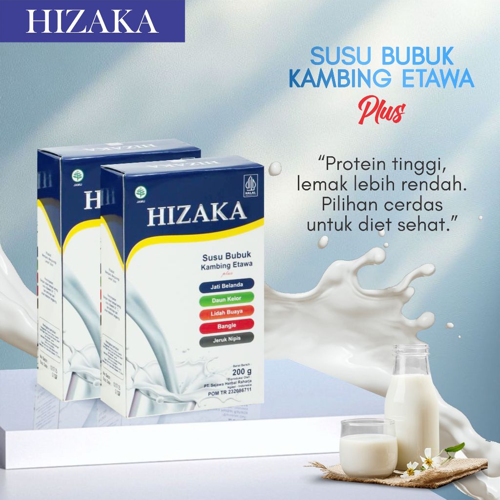 HIZAKA Susu Bubuk Kambing Etawa, PIlihan Cerdas Buat Gaya Hidup Seimbang