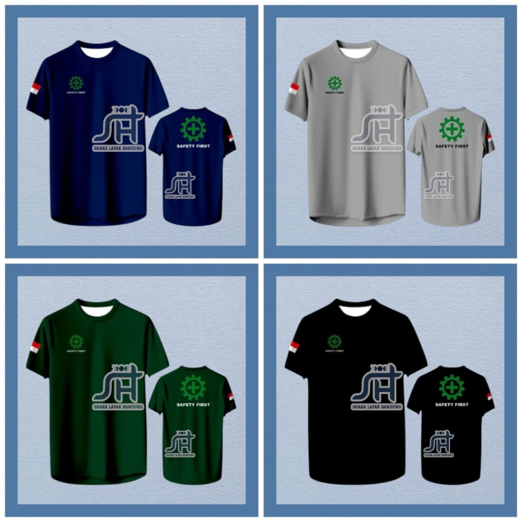 KAOS SAFETY WANGKI SAFETY LENGAN PENDEK SERAGAM SAFETY