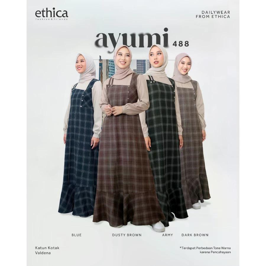 AYUMI 488 GAMIS ETHICA TERBARU ORIGINAL GAMIS KOTAK SEMI OVERALL OUTFIT REMAJA SIMPLE TRENDY DAILY W