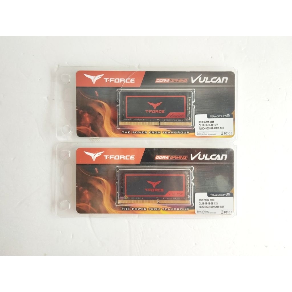 RAM Laptop Sodimm Team T-Force Vulcan 8GB DDR4 2666Mhz