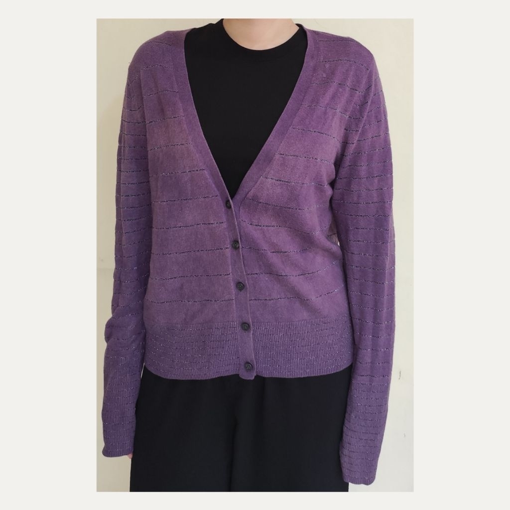 Preloved Classic Cardigan Wanita | Brand American Eagle Outfitters