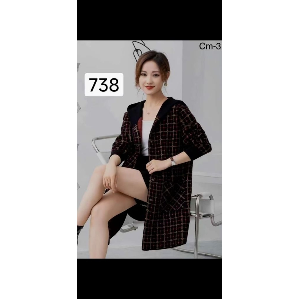 ADONIA/Long cardi series by Adonia/Long cardi terbaru/Long cardi premium/Long cardi elegant