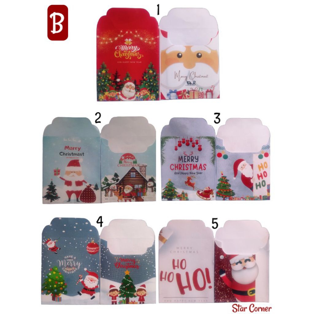 Amplop / Angpao Natal B