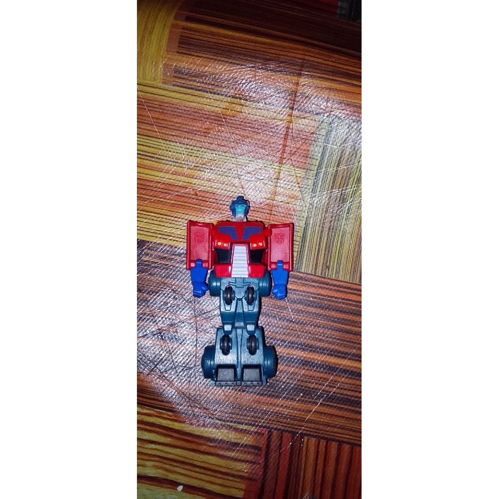 happy meal Transformers animated Optimus
