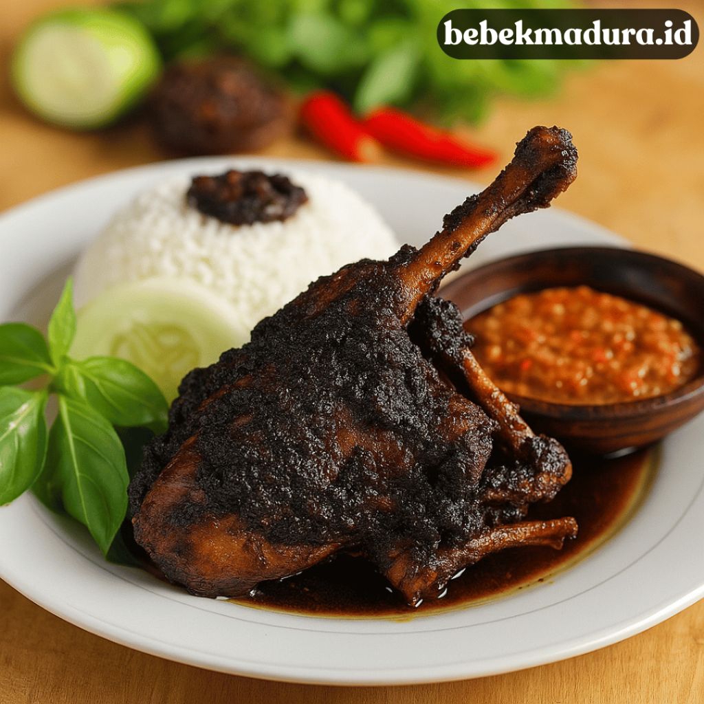 Nasi Bebek Madura Siap Makan / Nasi Bebek Khas Madura / Nasi Bebek Madura Bumbu Hitam / Nasi Bebek
