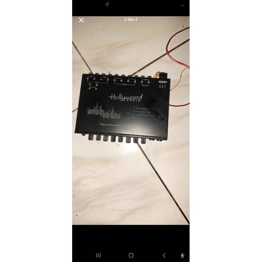 Audio mobil Parametric Equalizer Mobil Hollywood - Digital Karaoke Car Audio