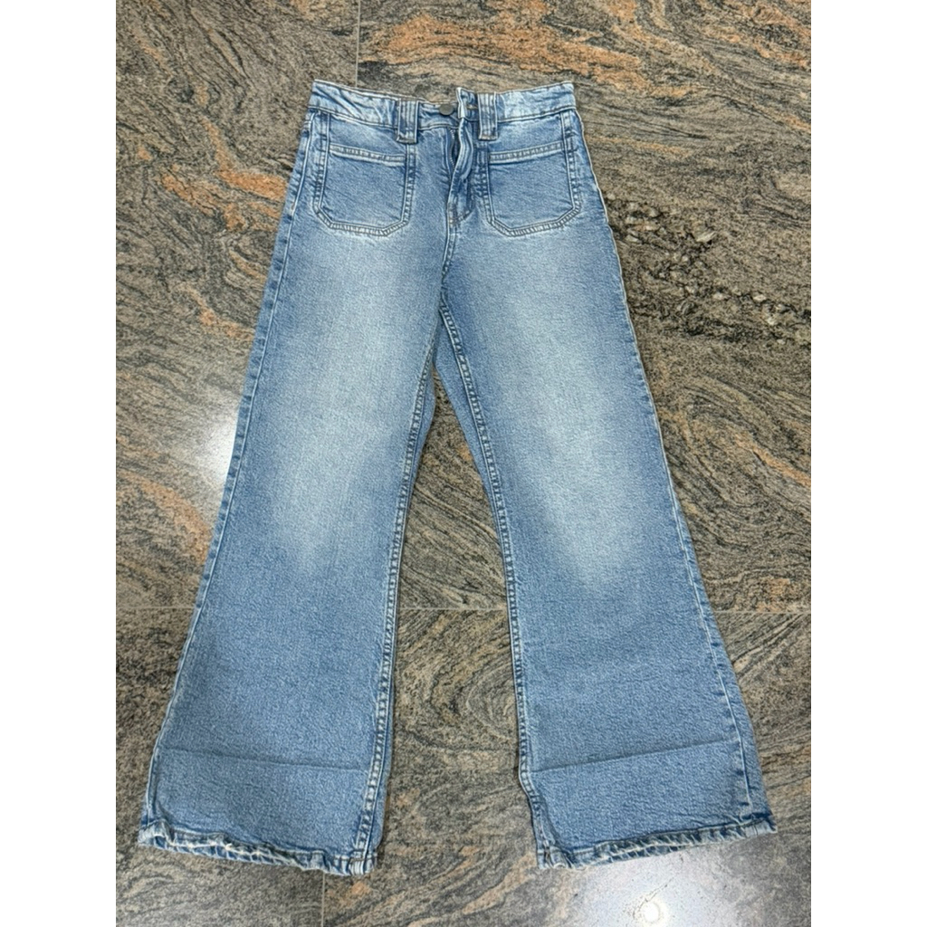 Zara Kids light blue flare jeans