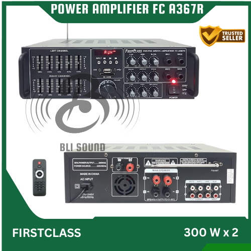 POWER AMPLIFIER FIRSTCLASS FC A367R/ FCA367R FIRST CLASS FCA 367R