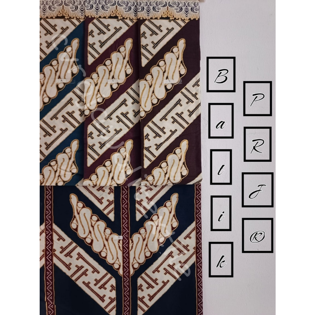 ( Per Meter ) Batik Katun Printing Nessaj Foil by CV Rajawali "NF 33075"