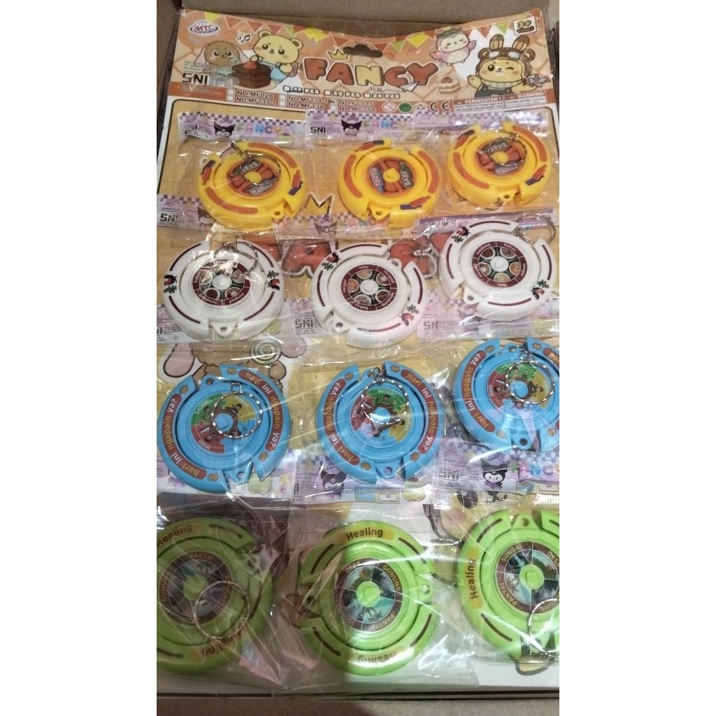 gantungan kunci tapzy/mainan putar/tapzy roulette
