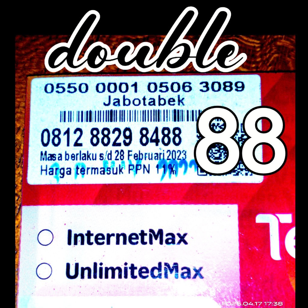 Nomor Simpati 8282 2828 8787 5678 6789 cantik Telkomsel