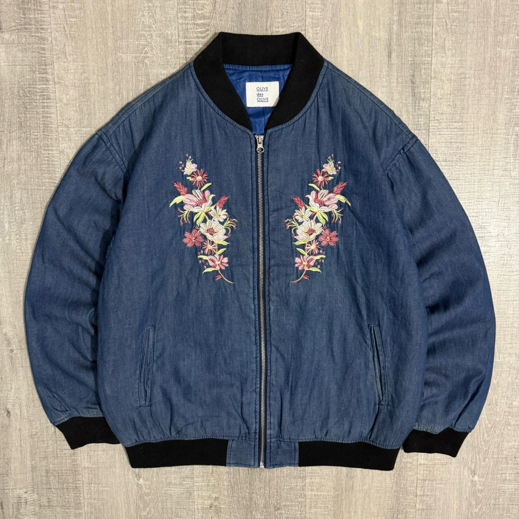 Olive des olive floral jacket