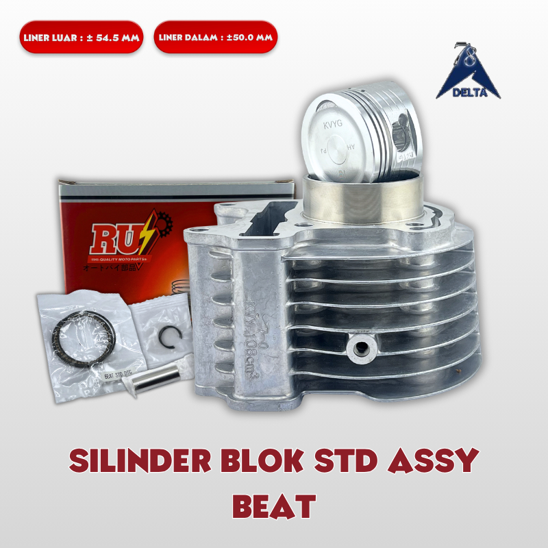 SILINDER BLOK STD ASSY BEAT - SILINDER BLOK ASSY SEHER SET BEAT STD BEAT KARBU
