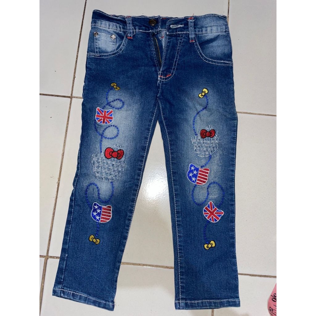 JEANS Levis ANAK GAMBAR BORDIR