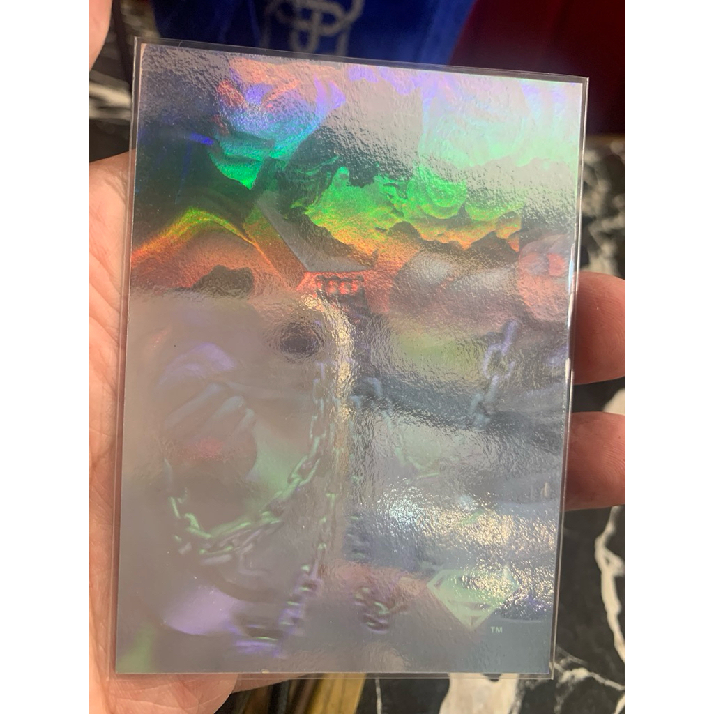 1994 SkyBox DC Stars Superman Doomsday Breaking Chains Gold Foil Hologram Rare