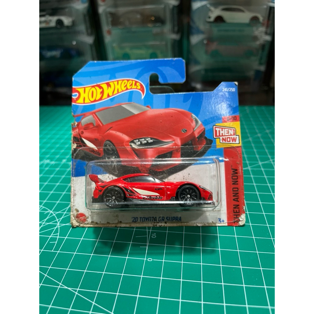 hot wheels toyota gr supra merah