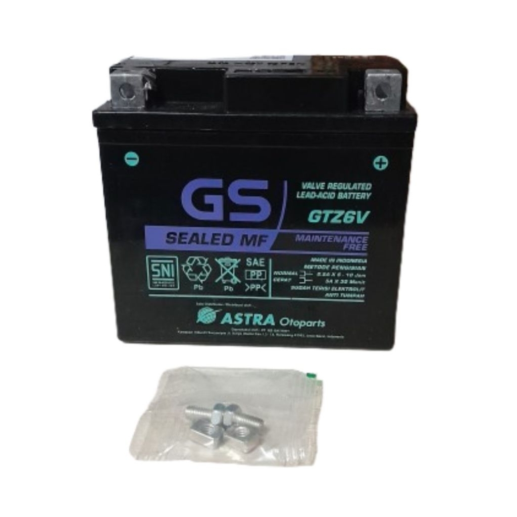 AKI GS GTZ6V ORIGINAL MOTOR VARIO, BEAT POP, FREEGO