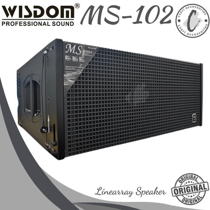 (JUAL 1 BUAH) Wisdom MS-102 / MS102 Speaker 10″ Speaker Line Array Pasif Original