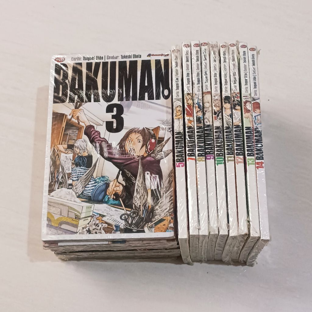 Komik Bakuman set 3-14 (-4,6)